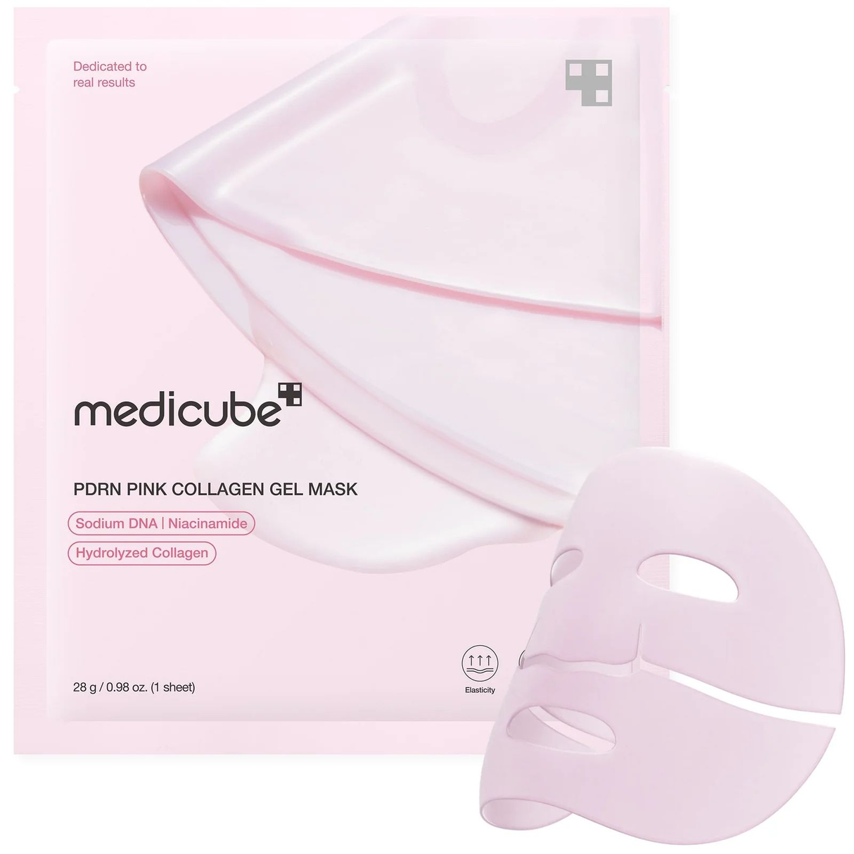 MEDICUBE - PDRN PINK COLLAGEN GEL MASK - 1 PACK/PC (4SHEETS)