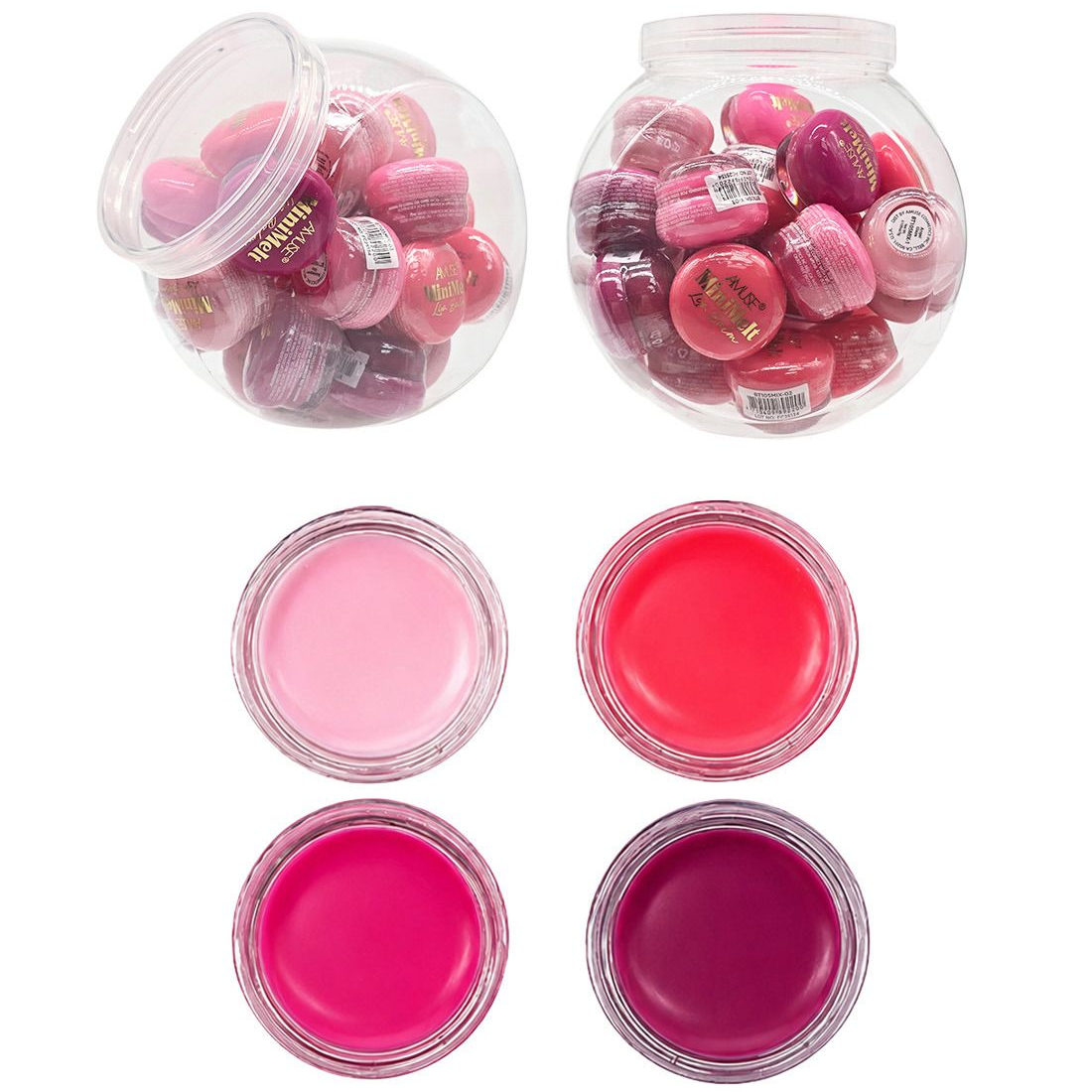 AMUSE - MINI MELT LIP BALM - 1 JAR (24PCS)