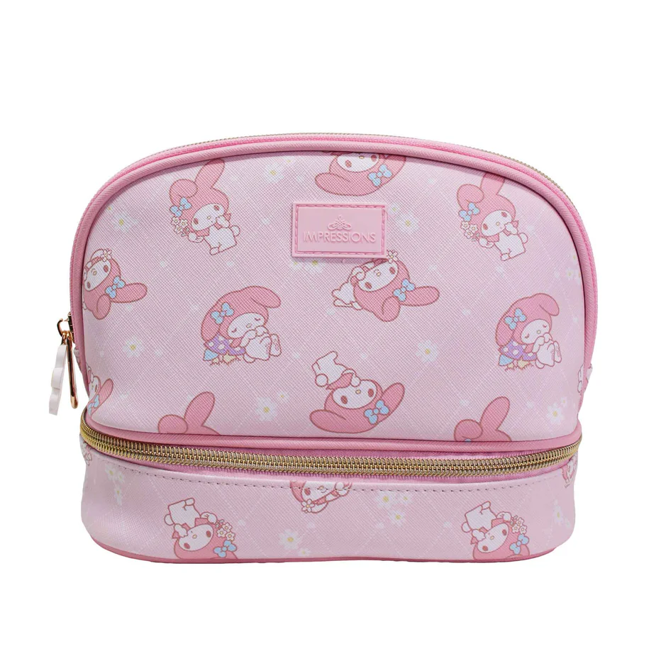 IMPRESSION VANITY - MY MELODY™ DOUBLE MAKEUP BAG - (1PC)