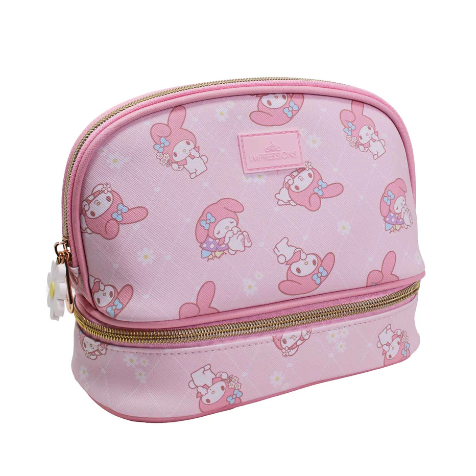 IMPRESSION VANITY - MY MELODY™ DOUBLE MAKEUP BAG - (1PC)