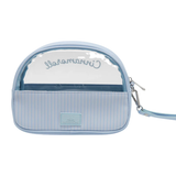 IMPRESSION VANITY - CINNAMOROLL™ ''LOVELY RIBBON'' HALF MOON CLEAR COSMETIC CASE- (1PC)
