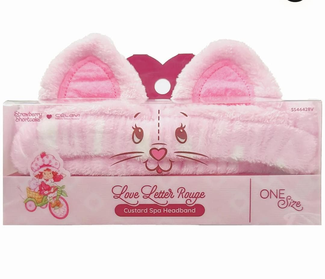 CÉLAVI - STRAWBERRY SHORTCAKE LOVE LETTER ROUGE CUSTARD SPA HEADBAND - (1PC)