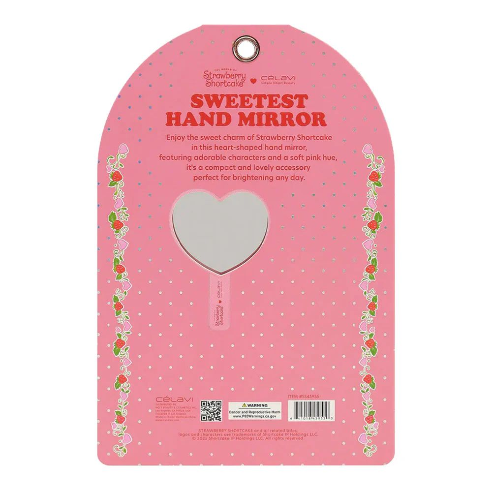 CÉLAVI - STRAWBERRY SHORTCAKE SWEETTEST HAND MIRROR - (1PC)