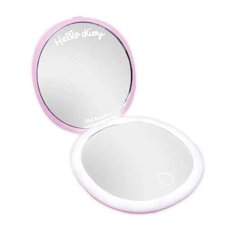 IMPRESSIONS VANITY- HELLO KITTY 50TH ANNIVERSARY-LED COMPACT MIRROR-1PC