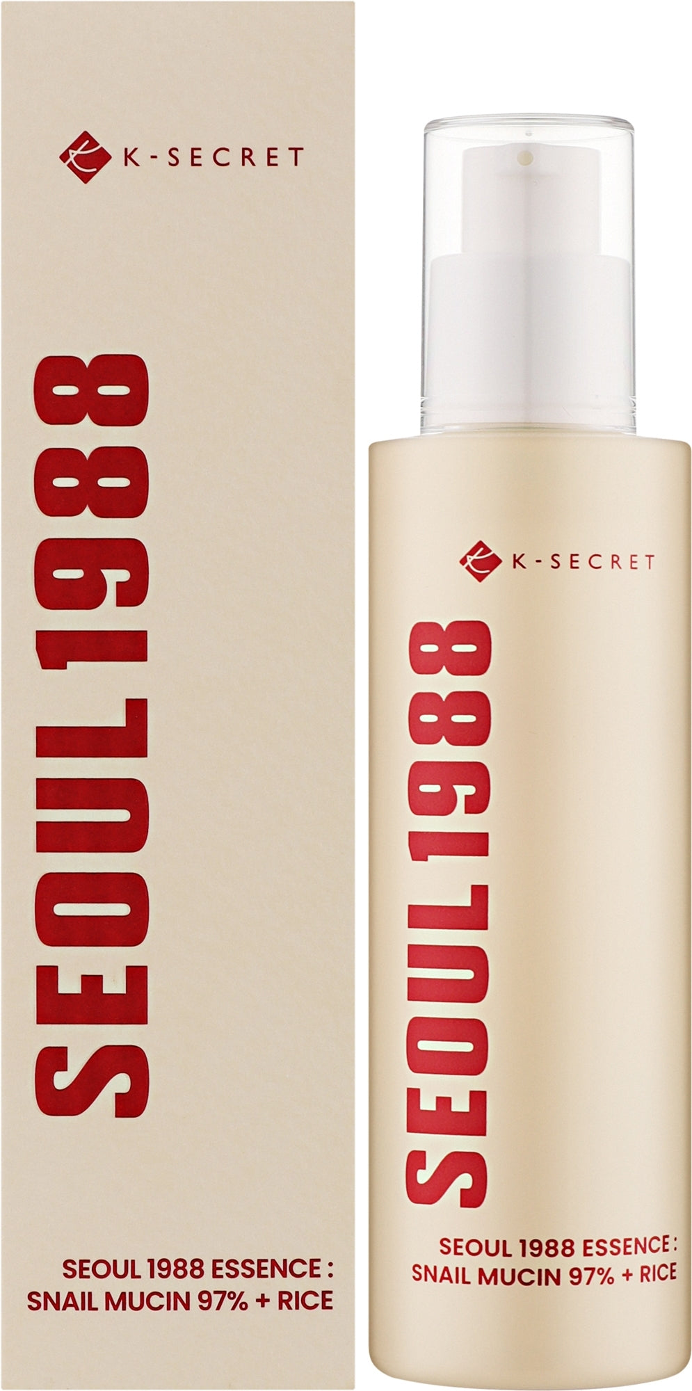 K-SECRET - SEOUL 1988 ESSENCE SNAIL MUCIN 97% + RICE - (1PC)