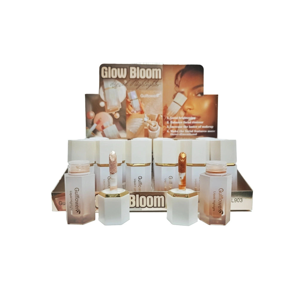 GULFLOWER-GLOW BLOOM- LIQUID HIGHLIGHTER- 24 PCS