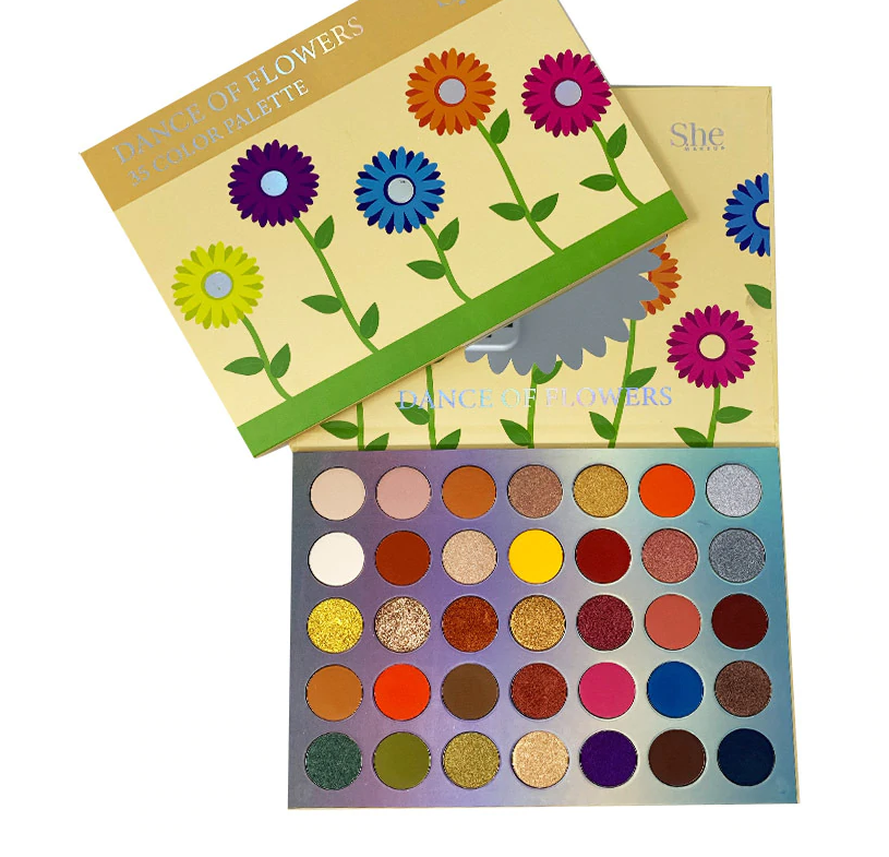 SHE MAKEUP- DANCE OF FLOWERS EYESHADOW PALETTE- (1PC)