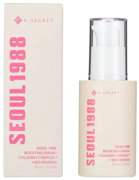 K-SECRET - SEOUL 1988 BOOSTER SERUM COLLAGEN COMPLEX 7 + RED GINSENG - (1PC)