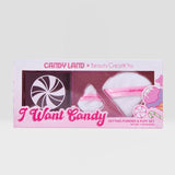 BEAUTY CREATIONS X CANDY LAND- I WANT CANDY- SETTTING POWDER & PUFF SET-1PC