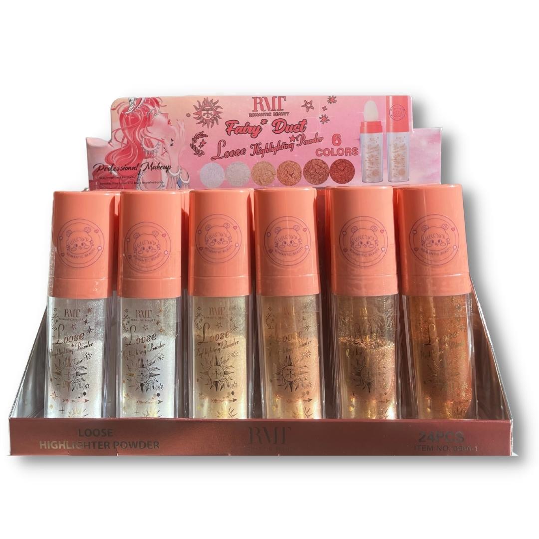 ROMANTIC BEAUTY - FAIRY DUST LOOSE HIGHLIGTHING POWDER - 24 PCS