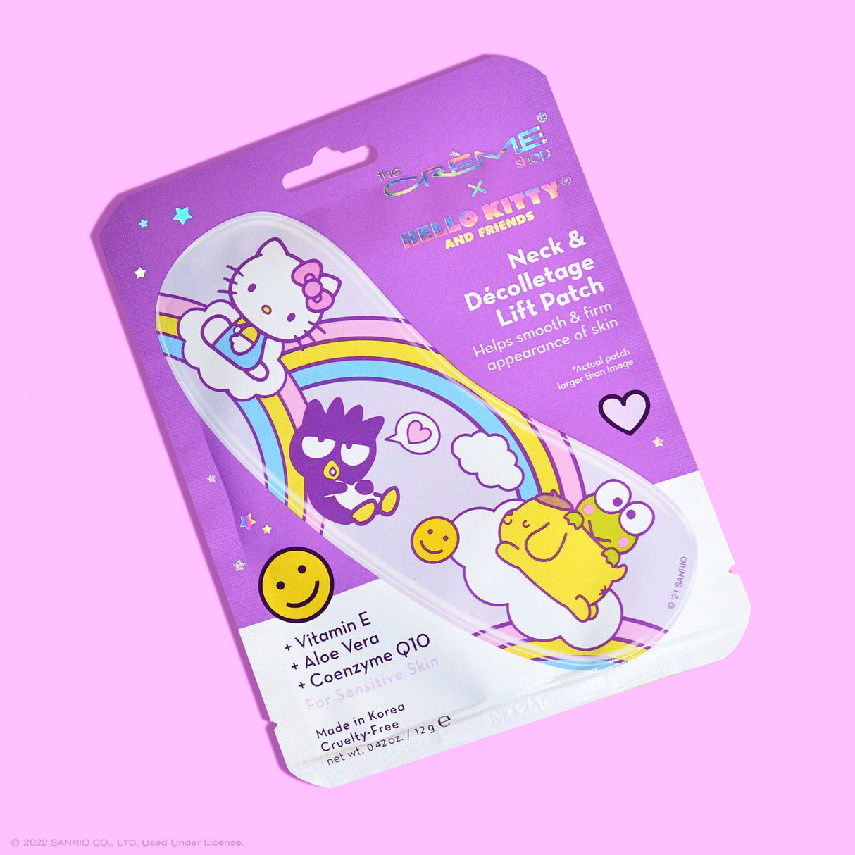 THE CREME SHOP - HELLO KITTY AND FRIENDS NECK & DECOLLETAGE LIFT PATCH - 6 PCS