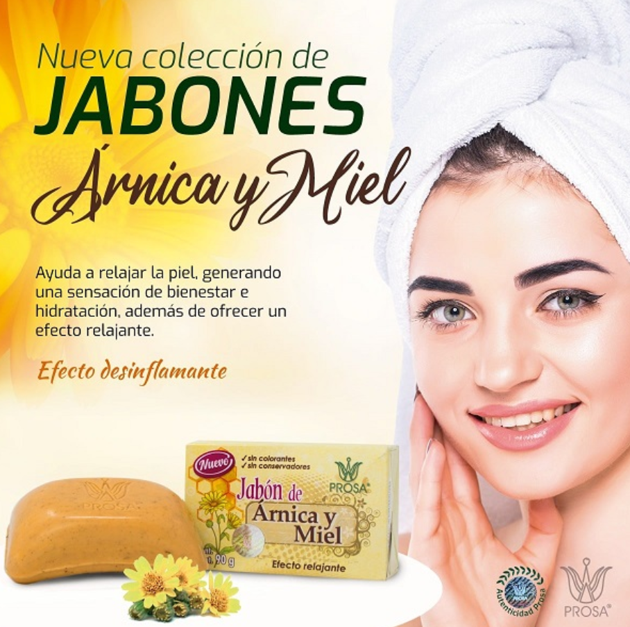 PROSA - JABON DE ARNICA Y MIEL (3PC)