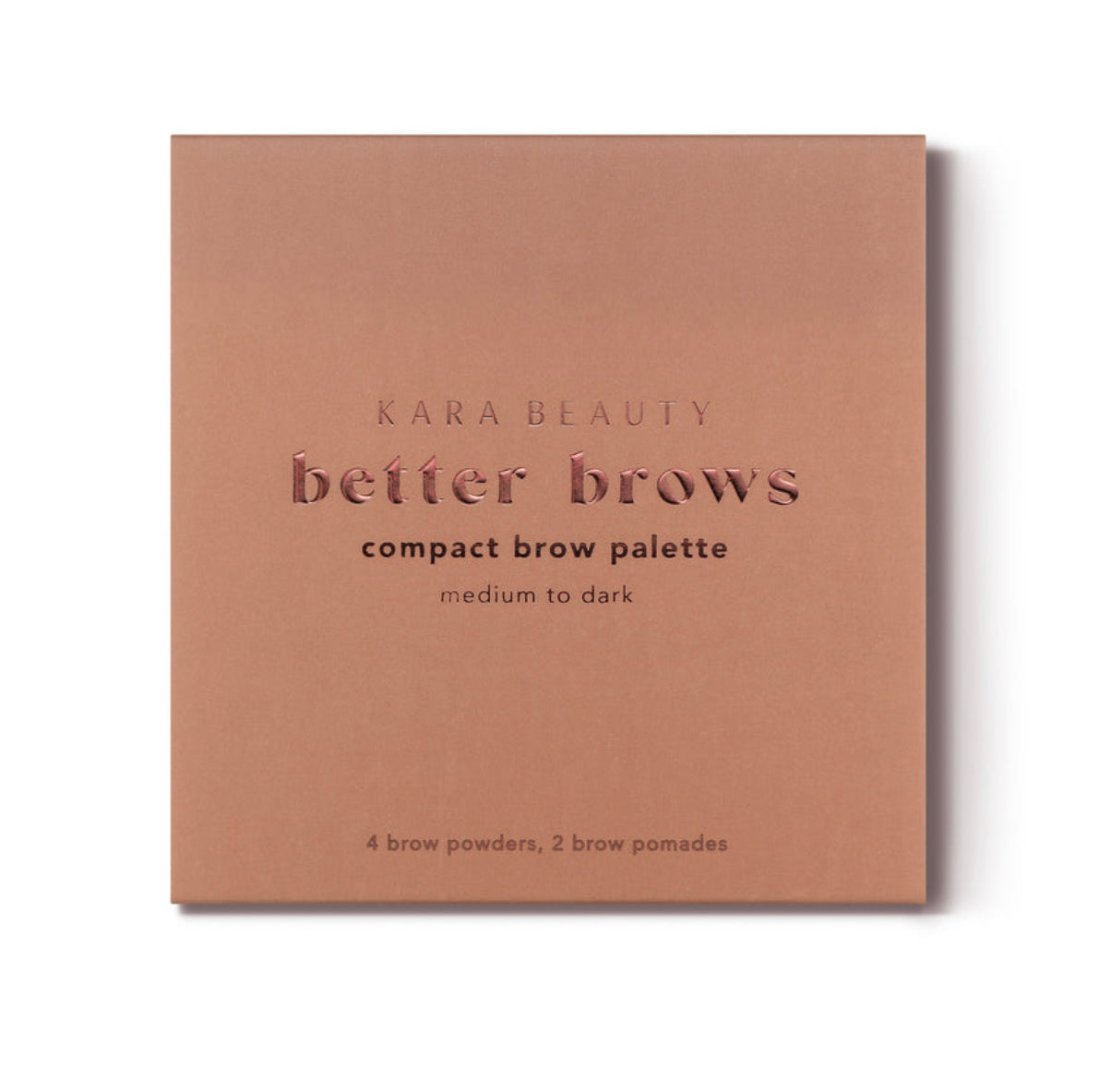 EB17 KARA BEAUTY - MINI PALETA DE CEJAS BETTER BROWS DE MEDIO A OSCURO