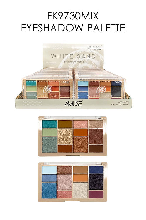 AMUSE - WITHE SAND EYESHADOW PALETTE - DISPLAY (24PC)