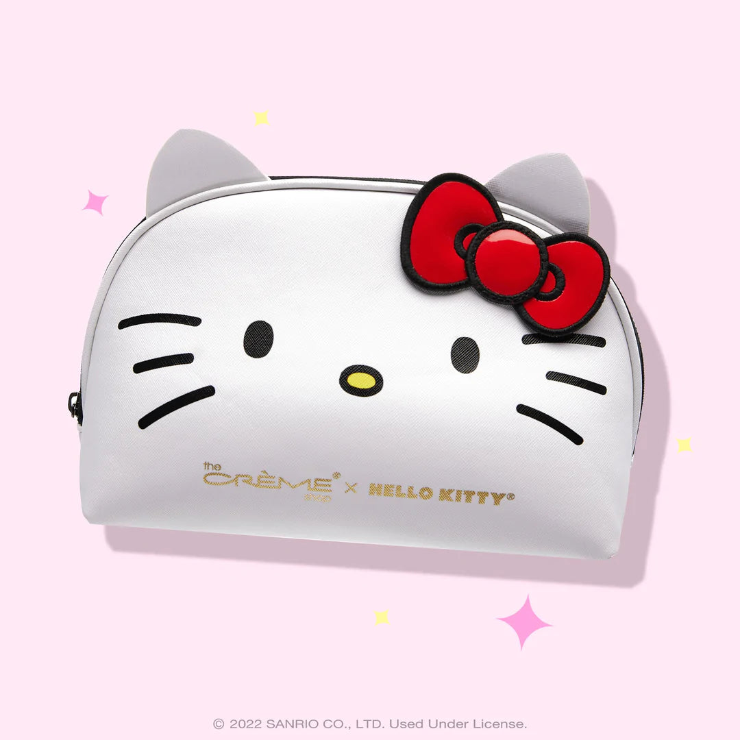 THE CREME SHOP X HELLO KITTY - DOME TRAVEL POUCH- (1PC)