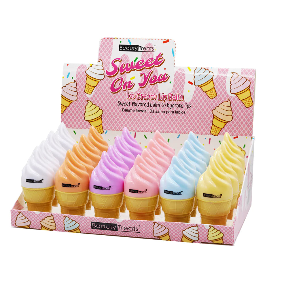 BEAUTY TREATS - SWEET ON YOU LIP BALM DISPLAY - 24 PCS