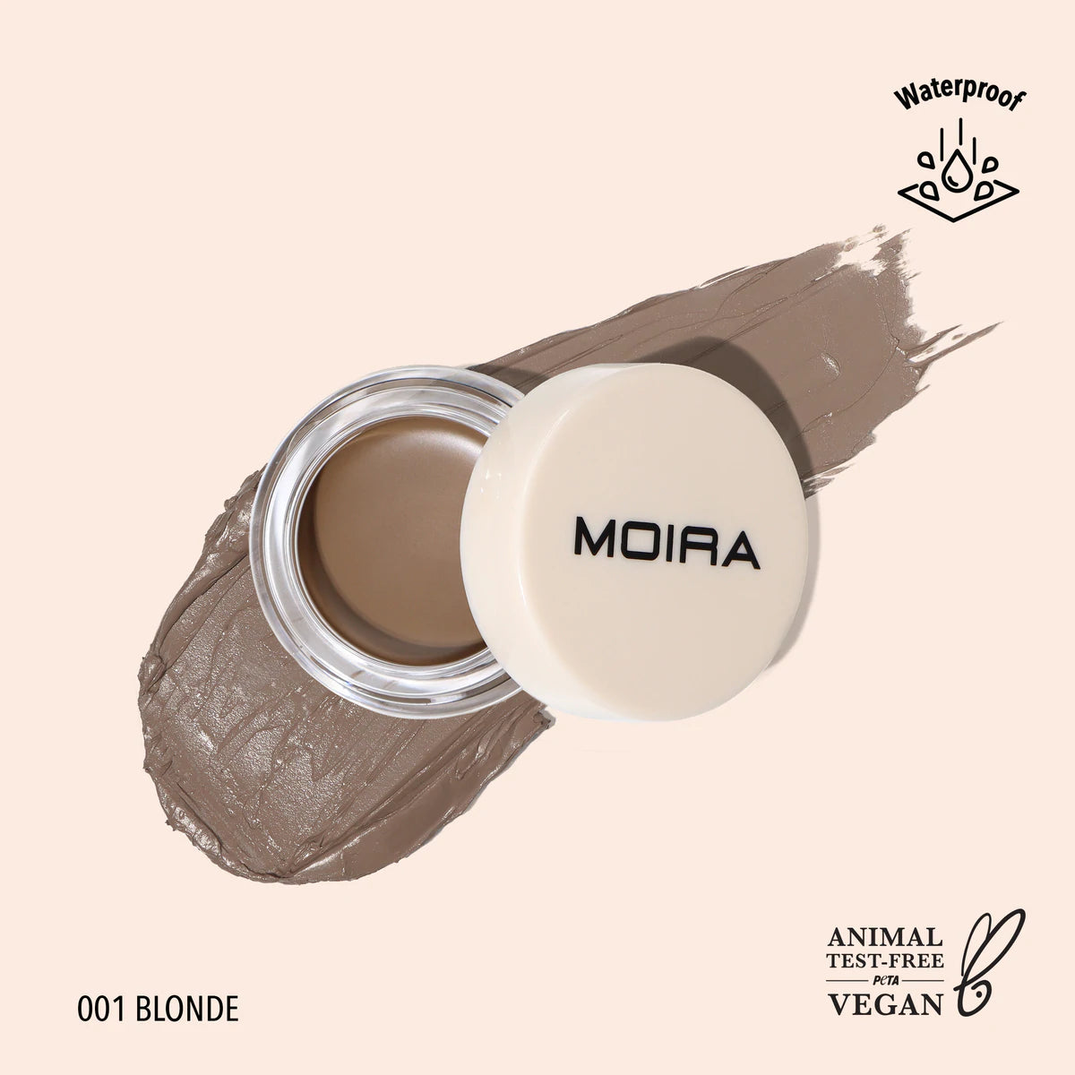 MOIRA - POMADA PARA CEJAS DEFINE &amp; SCULPT (001, RUBIO)