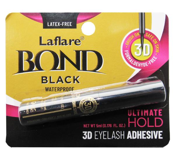 LAFLARE BOND BLACK ULTIMATE HOLD ADHESIVE - 12 PCS
