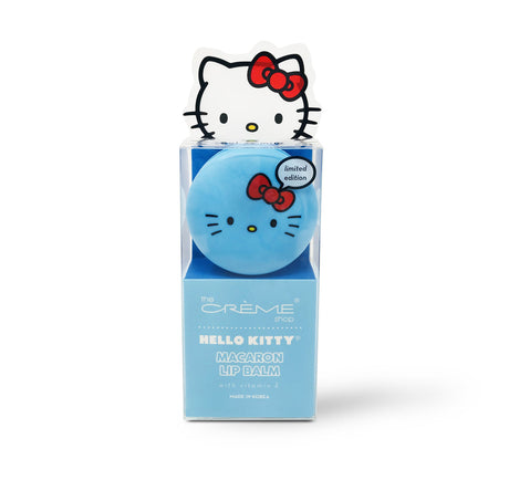 THE CREME SHOP HELLO KITTY MACARON LIP BALM - COOL AS MINT- (1PC)