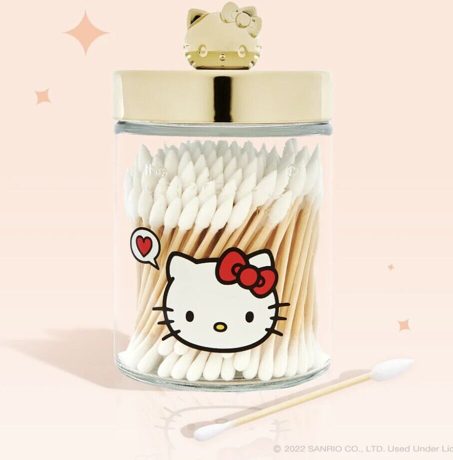 THE CREME SHOP - HELLO KITTY CHIC REUSABLE JAR SET WITH COTTON SWABS (1PC)